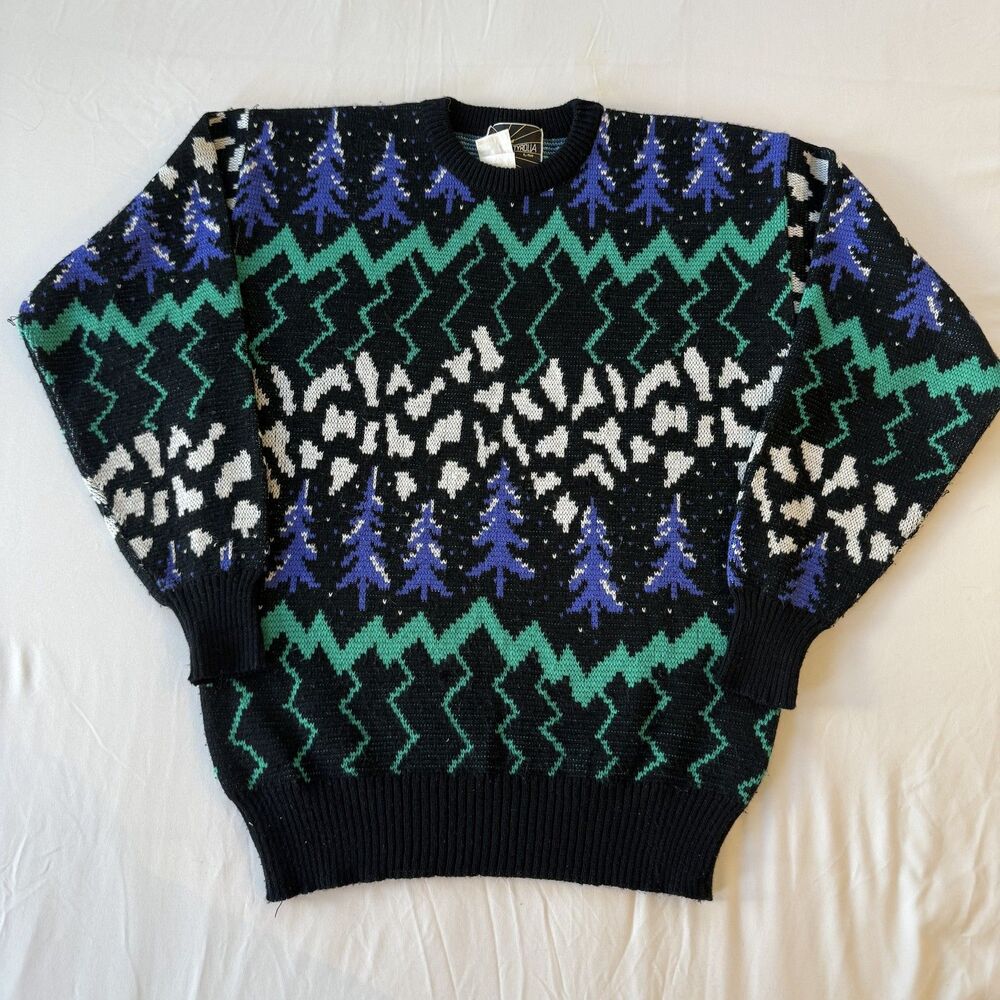 Vintage Tyrolia Snowy Mountain Sweater